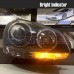 2x Bi Xenon Headlamps for VW Golf MK5 04-09 Black Projector Xenon Look Headlight